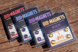 BibBits Magnetic Bib Holders Black