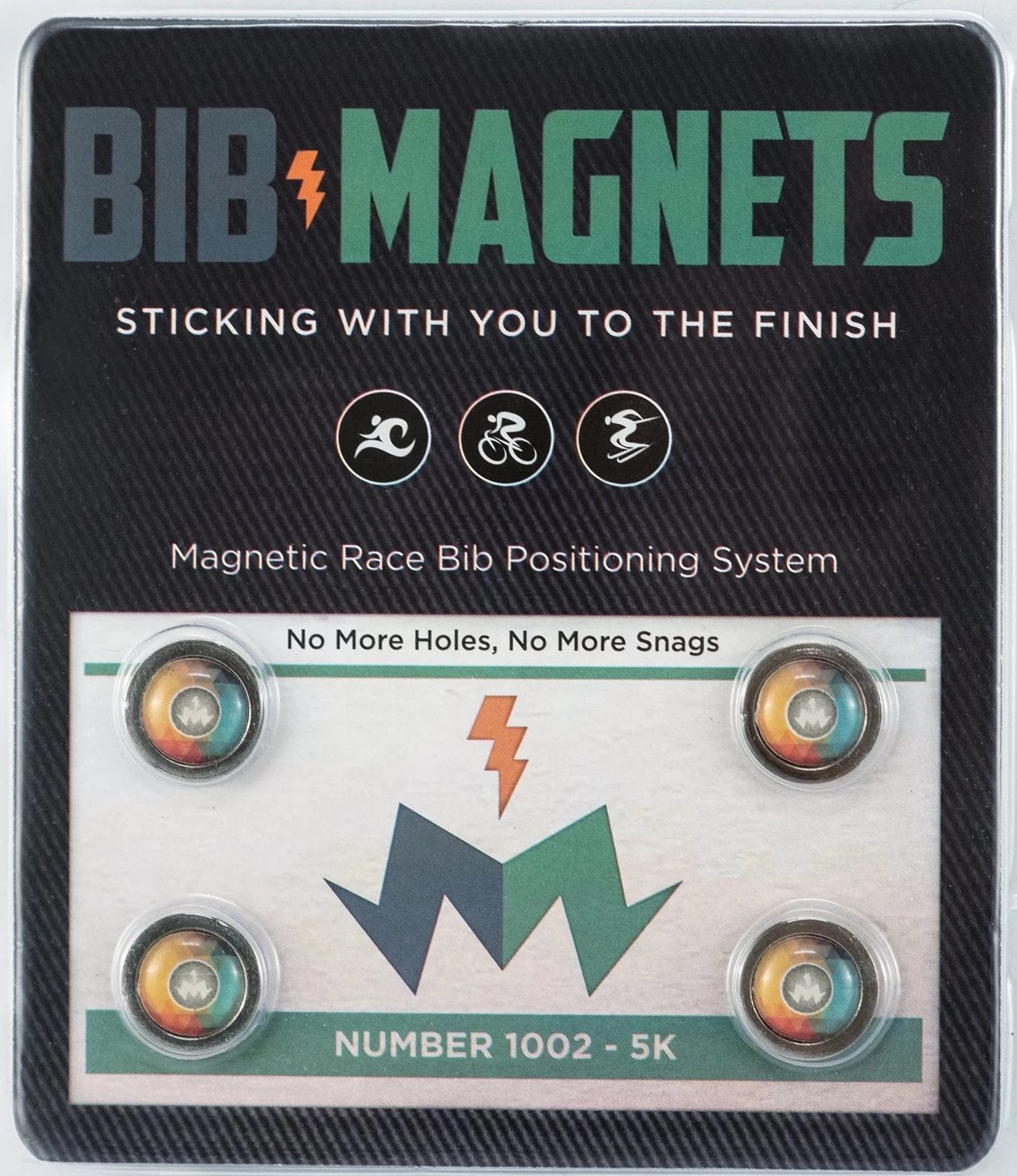 Color Splash Bib Magnets 4 Pack