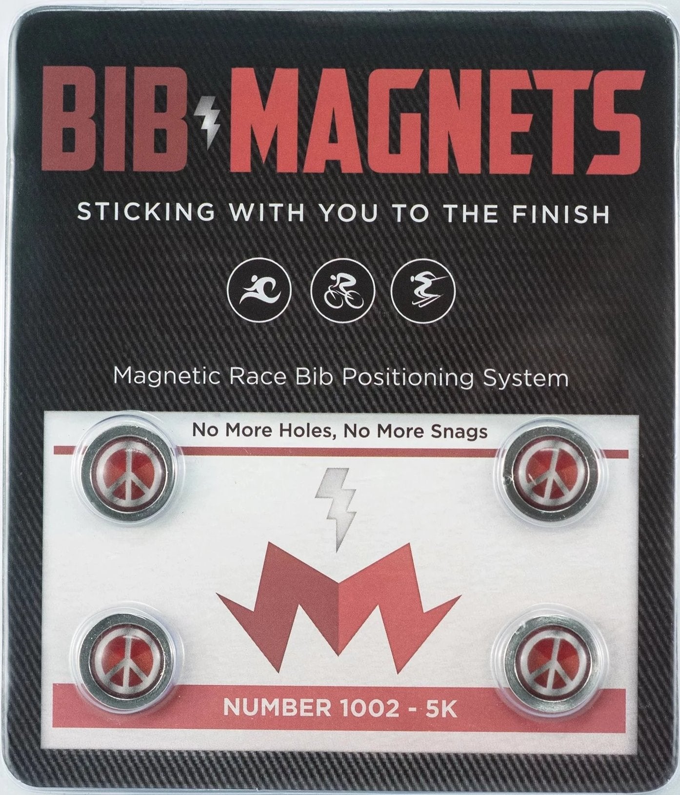 Peace Out Bib Magnets 4 Pack