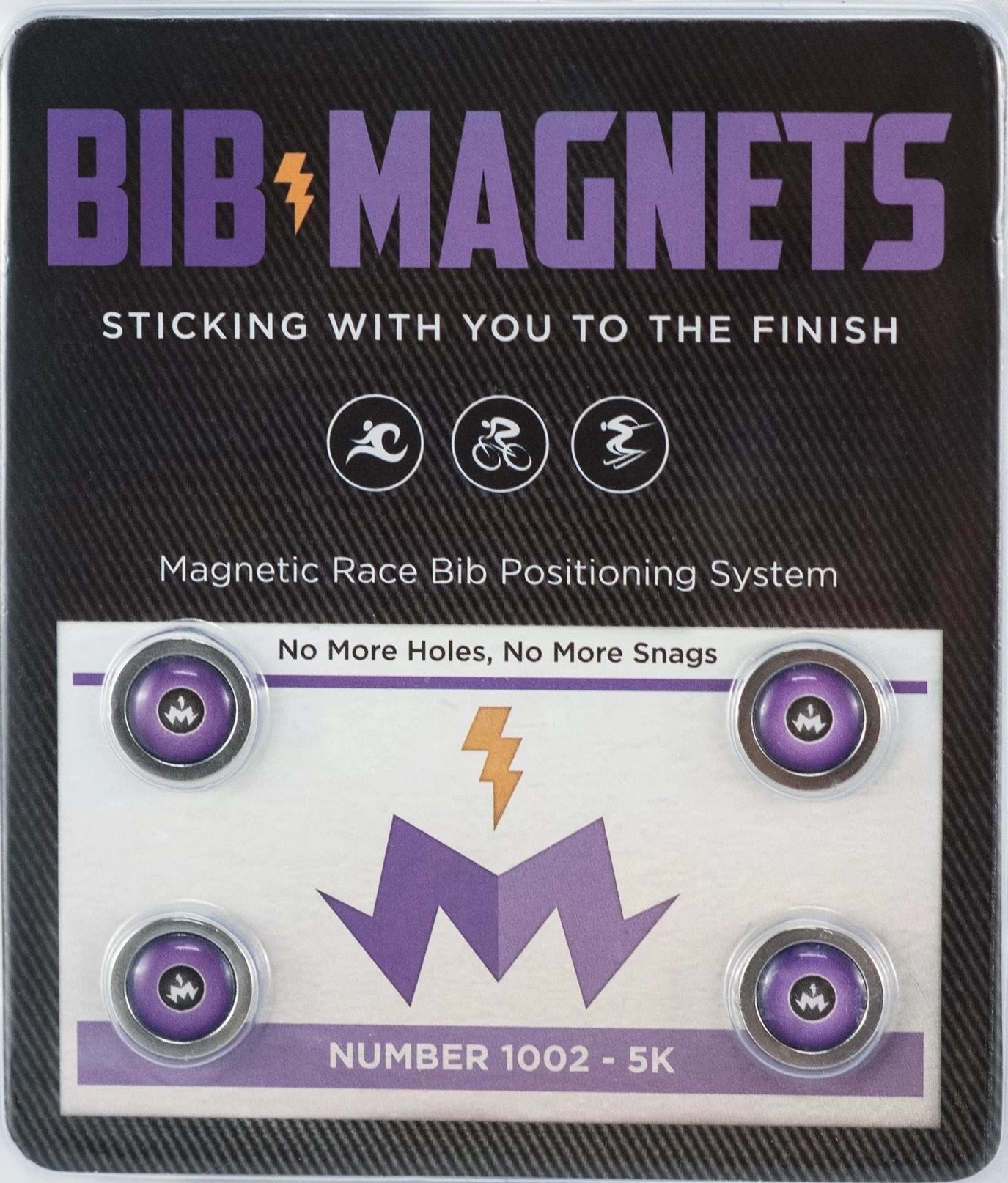 Plum Crazy Bib Magnets 4 Pack