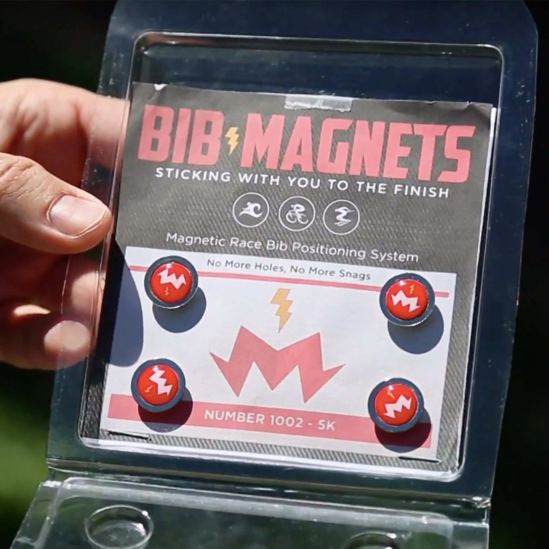 Classic Red Alt Bib Magnets