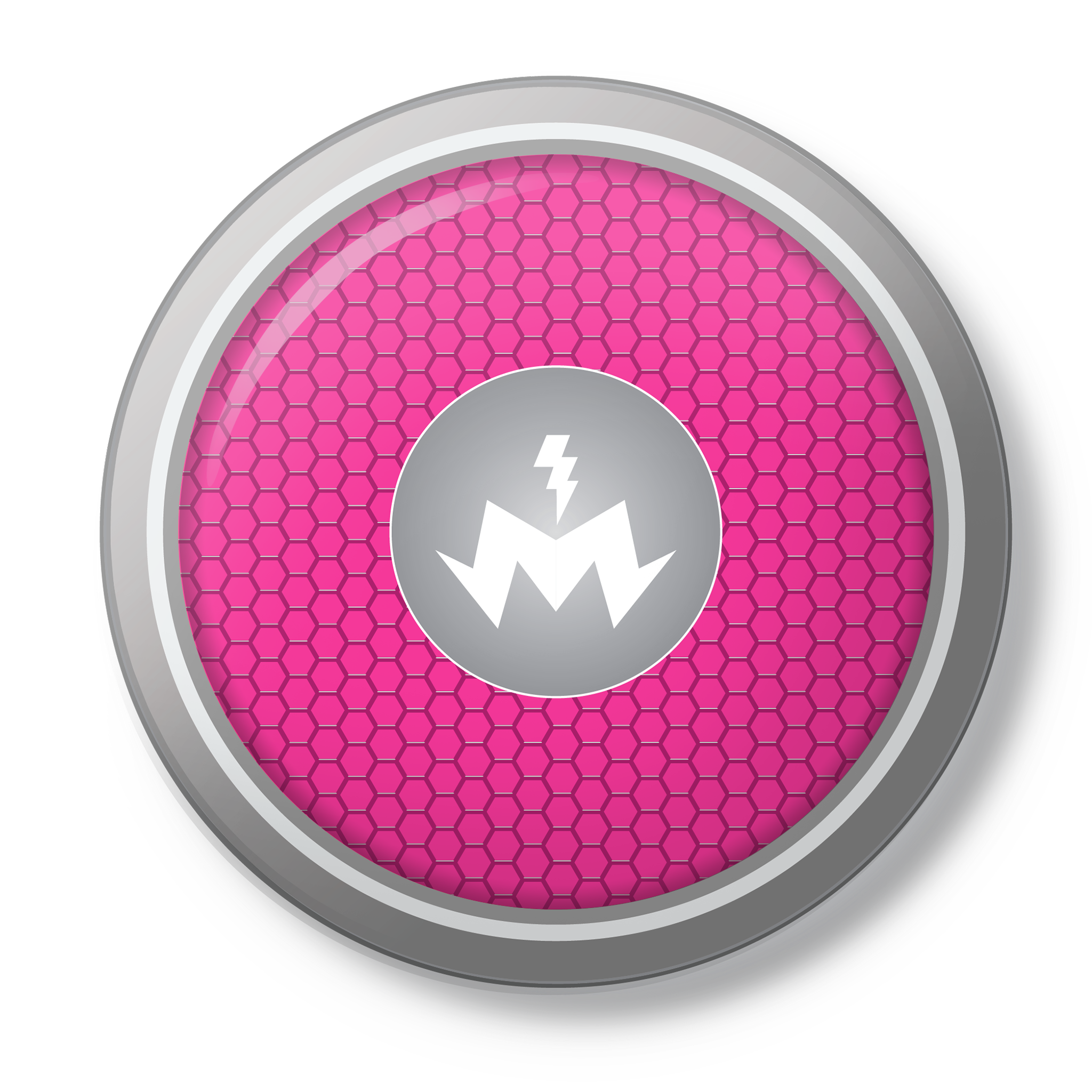 Pink Power Bib Magnets