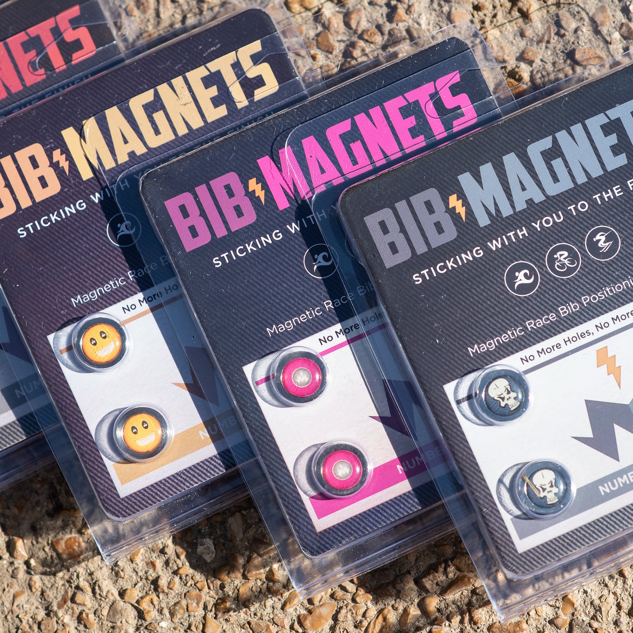 Pink Power Bib Magnets Alt